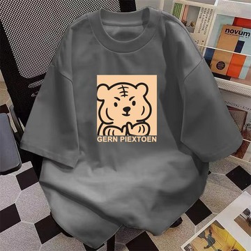 【台灣出貨】100%純棉 通勤上衣 夏天衣服 流行衣服 日系衣服 情侶衣服 日式上衣 寬鬆上衣 綠色上衣 短袖上衣男 Q