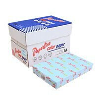 PAPERLINE  淺藍色彩色影印紙A4 70G(5包/箱)*超取最多只能2包