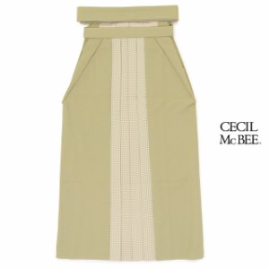 袴 単品 レディース CECIL McBEE セシルマクビー 薄茶色 ベージュ 無地  