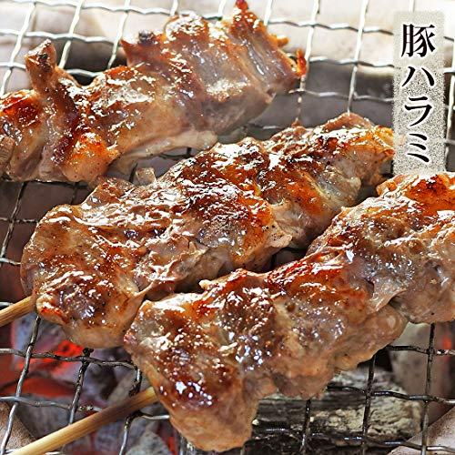 焼きとん 肉汁たっぷり 豚串 がっつり濃厚 串セット 塩 30本(豚カシラ10本 豚ハラミ10本 豚トロ10本) BBQ バーベキュー 焼肉 焼鳥 焼