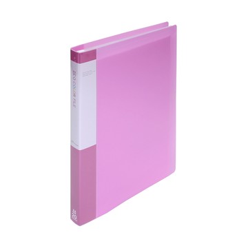 ECO Chungwoon PP彩色半透明文件夾 A4 20頁 粉色  3本