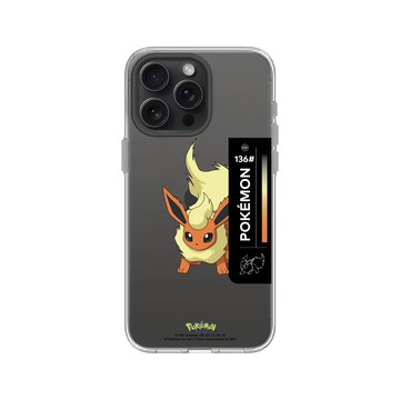 iPhone 15 Pro Max Clear 透明 - 寶可夢 Pokemon - Pokémon Color-火伊布