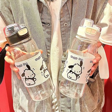 可愛水杯🎀 新款雙飲水杯大容量男女學生ins高顏值耐高溫夏天運動吸管杯
