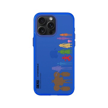 iPhone 15 Pro Max Clear 激光藍 - 航海王 One Piece - 海賊團系列-草帽一行人 剪影