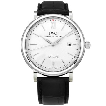 IWC 萬國錶 Portofino 柏濤菲諾系列經典白面機械腕錶(IW356501)-40mm