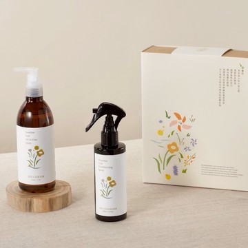 兩款可選【璞草園】1+1 漫香生活禮組－潔淨露+淨化噴霧組（清恬小徑／馥郁漫步）｜生日禮物｜聖誕禮物｜交換禮物｜新居禮物