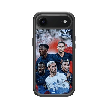 iPhone Air Mod NX -邊框背蓋組合 (相機按鈕) 黑 - FFF - France National team - Mix Jerseys