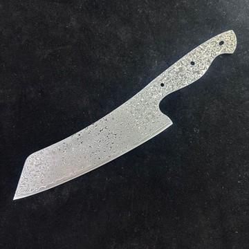【原野】全新67層大馬士革一體鋼小菜切切片刀切肉刀刀胚 厚2.0mm