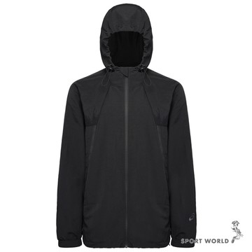 Asics 亞瑟士 連帽外套 男裝 防潑水 台灣製 黑灰【運動世界】2031F574-001