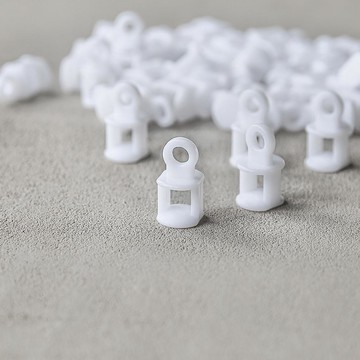 Window Dress 窗簾軌道滾輪  10個  白色