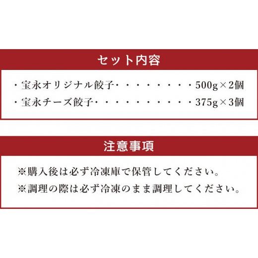 ふるさと納税 北海道 苫小牧市 宝永オリジナル＆チーズ餃子セット