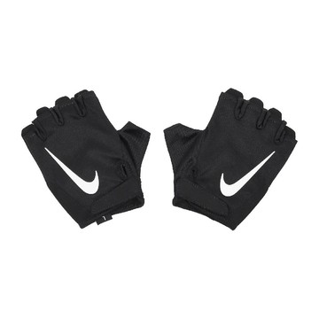 手套 Gym Essential Gloves 女款 黑 白 魔鬼氈 透氣 露指 運動手套 N1012314-091