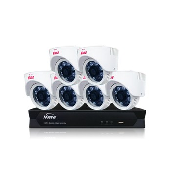 HME 昌運監視器 組合 HM-NT85L 8路 5M 錄影主機+HM-CD152 2MP 同軸音頻全彩半球攝影機*6