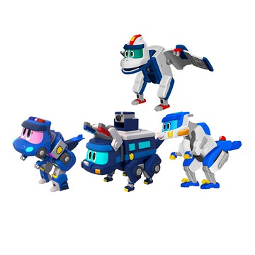 LDCX 靈動創想 幫幫龍迷你變形救援特警隊 Set 迷你變形系列  LD45970  1盒