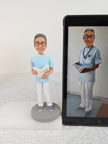 醫生 榮休 退休 榮升 榮調 離職 同事 老闆 客製化禮物 人偶 公仔