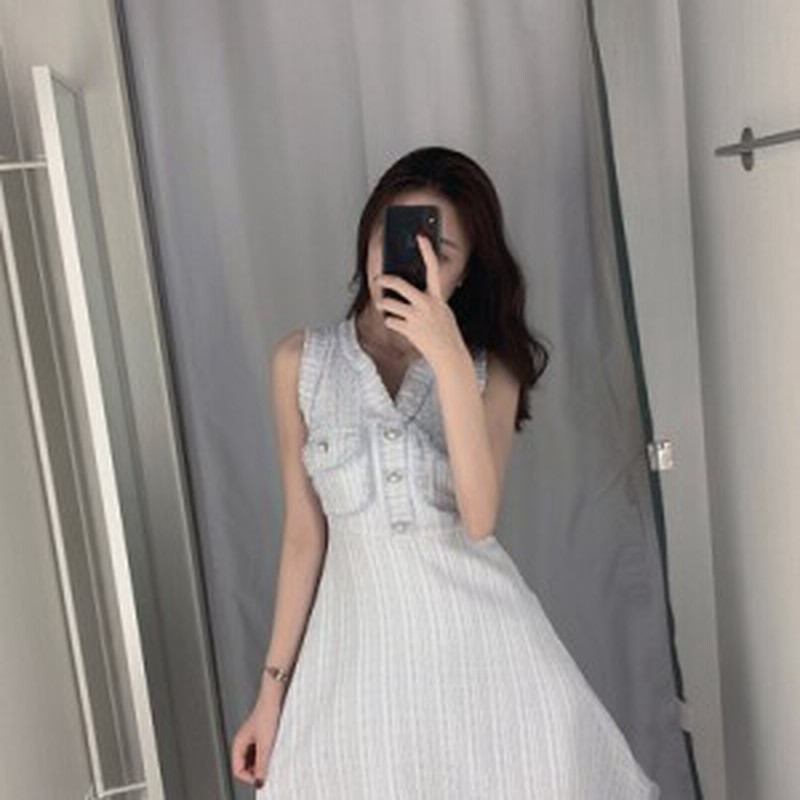 ミニワンピース 韓国 セクシー レディース ワンピース ミニ ワンピース ミニ丈 ツイード ワンピース レディース 体型カバー ノースリーブ 通販 Lineポイント最大1 0 Get Lineショッピング