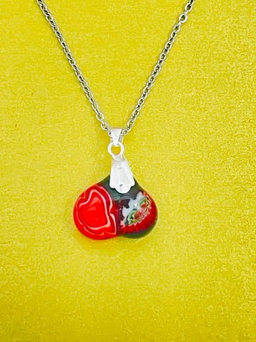 琉璃項鍊 花褲屁桃 99墜頭 醫療鋼項鍊 獨特風格  生日禮物