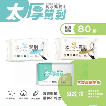 庭兒柑仔店🍊 隔日到貨 台灣製造🇹🇼宏瑋 濕紙巾 太厚駕到 多彩款 80抽 純水濕紙巾 宏偉 酒精濕紙巾 克司博