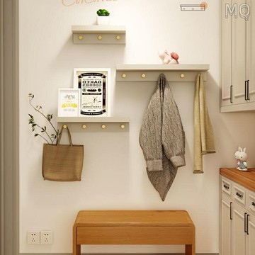 全新 （四鉤及以上請選宅配，打孔安裝）掛鉤牆上掛衣架壁掛門後置物架臥室牆壁收納架衣服掛鉤掛衣鉤家用