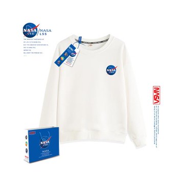 NASA聯名宇航員衛衣兒童男童長袖春秋裝女童中大童初中生印花衣服