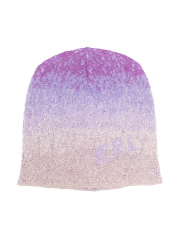ERL KIDS - gradient-effect knit beanie - kids - Wool/Mohair/Polyamide - 48 cm - Purple