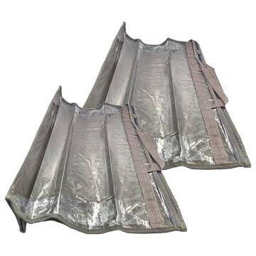 透明包包防塵收納袋 灰色  XXL  2個裝  1組