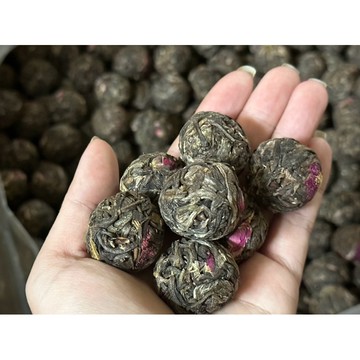 龍珠普洱茶 雲南手工茶 普洱花茶 普洱生茶 普洱茶 2017那卡手工龍珠沱 7g 泡茶也可以很簡單很優雅