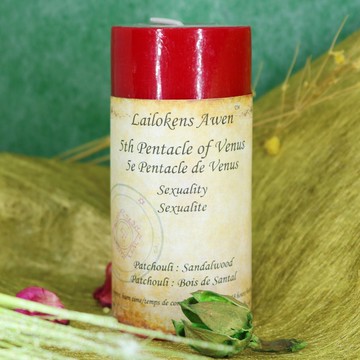 Lailokens Awen 金星行星許願香薰蠟燭 - 熱情魅力