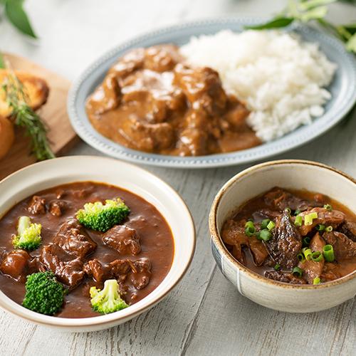 よね一の牛スジカレー・ビーフシチューセット よね一（よねいち） 惣菜 のし無料 送料無料