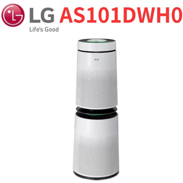 【LG 樂金】AS101DWH0 PuriCare™ 360°空氣清淨機 - HEPA 13版(純運送)