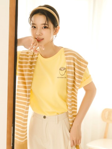 咖啡廳家族．濃濃小子落肩短袖TEE