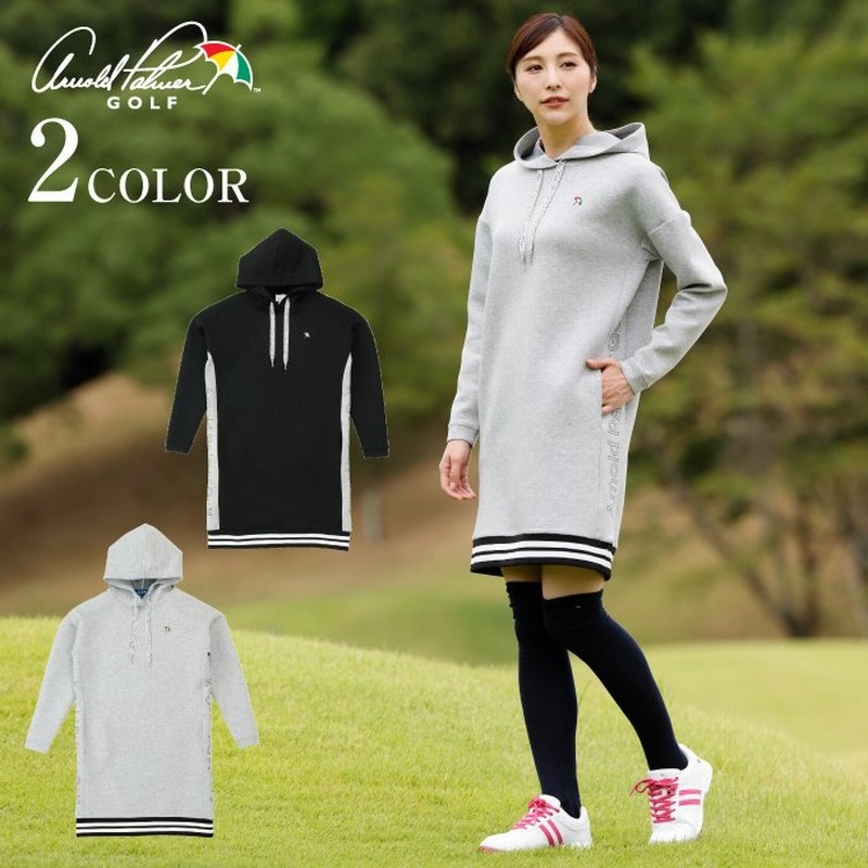 アーノルドパーマー Arnold Palmer ゴルフウェア ワンピース レディース スウェットワンピース Ap2412k01 通販 Lineポイント最大0 5 Get Lineショッピング