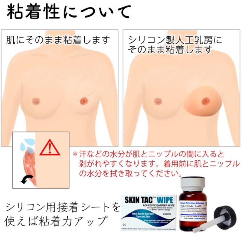 乳がん 人工乳首 付け乳首 シリコン 日本製 ピンク 2個1セット フローラニップルス | LINEブランドカタログ