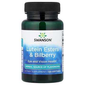 Swanson Vitamins, 葉黃素酯和山桑子，120 粒軟凝膠