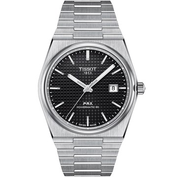 TISSOT PRX POWERMATIC 80 經典旗艦機械錶/T1374071105100/40mm