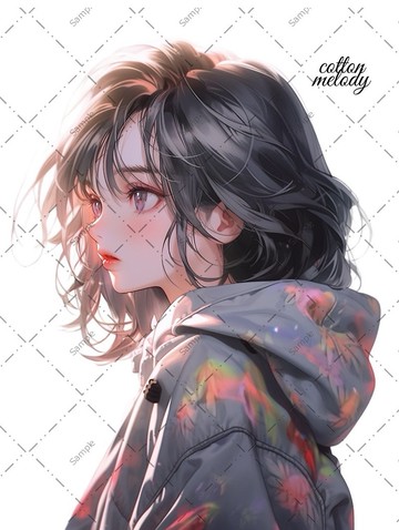 原廠貼紙 no.598 人物貼紙 原創貼紙 人物貼紙 少女貼紙 原創人物貼紙