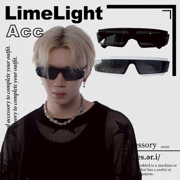 ☆LimeLight☆ 粗款 未來感 科技 造型 創 Y2K 鏡框 賽博龐克 眼鏡 墨鏡 太陽眼鏡