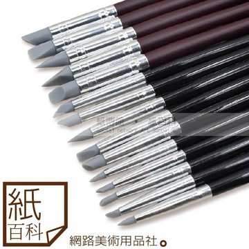 【紙百科】F&G - 多功能矽膠筆5支入(3/5/8mm 素描/壓彩/油畫/美甲皆可用)