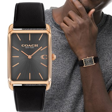 COACH Elliot 復古方形中性手錶-26 x 32mm(CO14400041)
