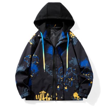 春秋季外套男韓版潮流夾克痞帥炸街褂子帥氣休閑百搭上衣ins風衣