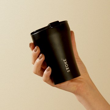 STTOKE 精品陶瓷保溫杯 8oz/240ml (多色可選) - 柔霧粉