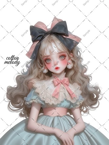 original sticker no.1099 人物貼紙 原創貼紙 人物貼紙 女孩貼紙 原創人物貼紙