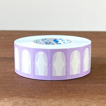 標籤貼紙 窗框 薰衣草 紫色 日本製 標籤貼 紙捲 ls-031