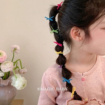 🎀免運臺灣有貨🎀糖果色髮圈寶寶紮小啾啾髮繩甜美可愛紮燈籠辮皮筋兒童頭繩髮飾