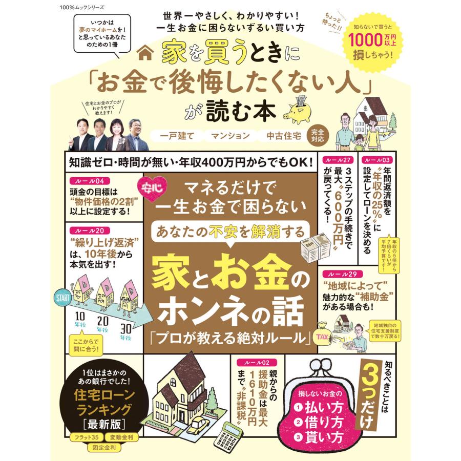 100%ムックシリーズ 家を買うときに「お金で後悔したくない人」が読む本 電子書籍版   編:晋遊舎