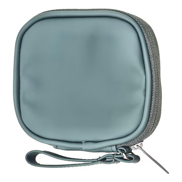 城市漫遊 行動電源包 綠色 輕巧便攜 雙層收納設計 PU材質保護  1個