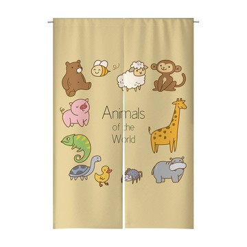 【客製化門簾】【贈桿發票】門簾客訂 兩片式門簾 廚房遮擋簾 客製化門簾 浴室門簾 向日葵門簾 訂製布簾 麻布簾