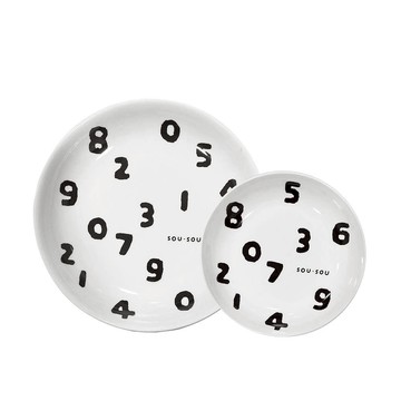 現貨 SOU SOU BRUNO ＆ sousou 陶瓷盤組 2入 ２種尺寸裝主菜或點心都可 可微波及洗碗機 7-11 711