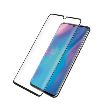 PanzerGlass HUAWEI P30 Pro 2.5D耐衝擊高透鋼化玻璃保護貼-黑