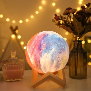臥室床頭月球星空小夜燈生日禮物女閨蜜男同學朋友創意有意義特別